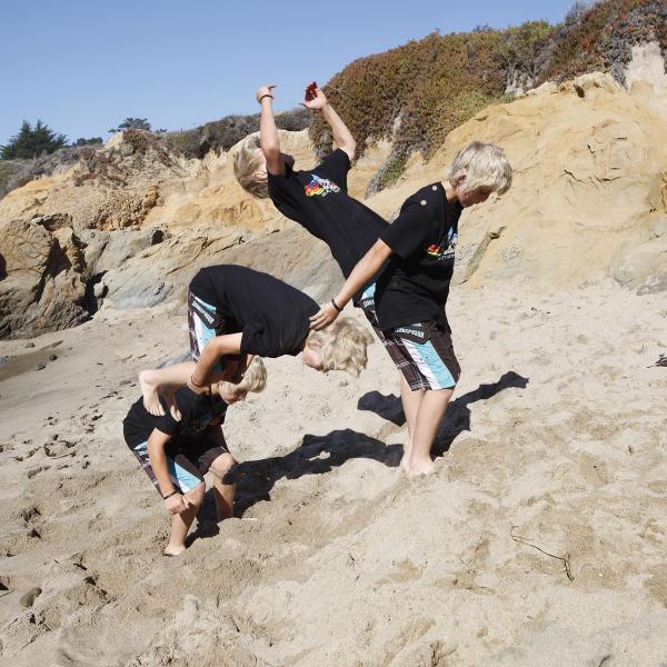 Flipping Out at the Beach