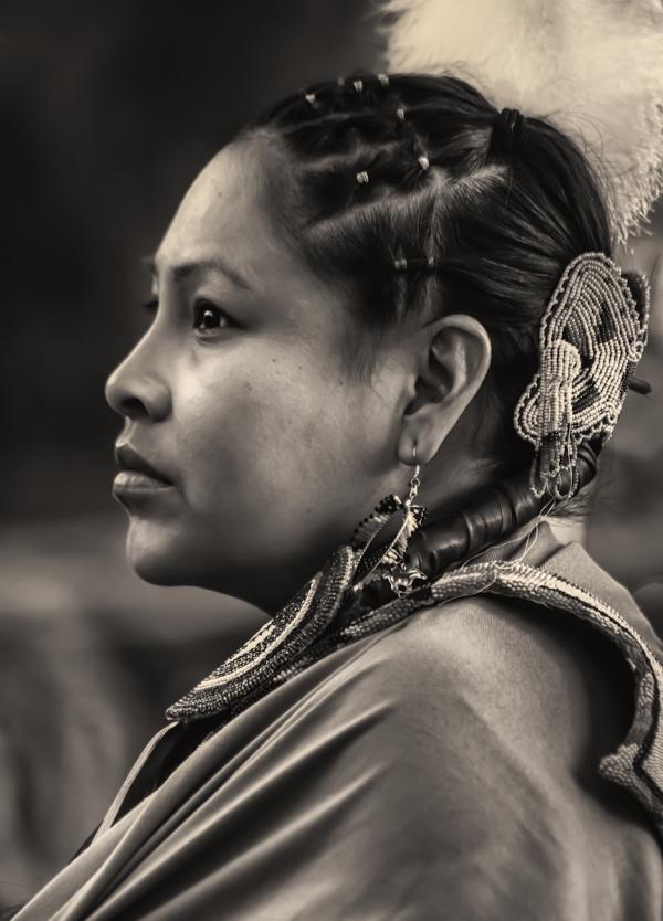 Portrait of a Native American Indian