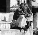 Man Enjoys Sun and Smoke, India