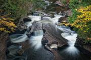 Fall color along the Presque Isle River