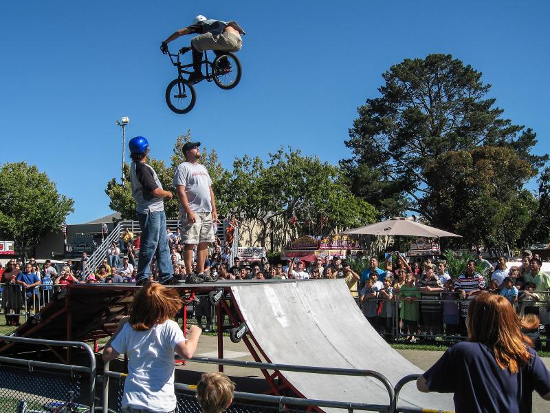 High Flying Bike at San Mateo County Fair