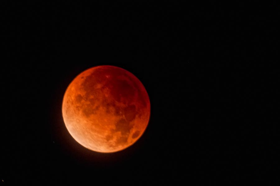 Totality phase of last locally viewable lunar eclipse until 2014