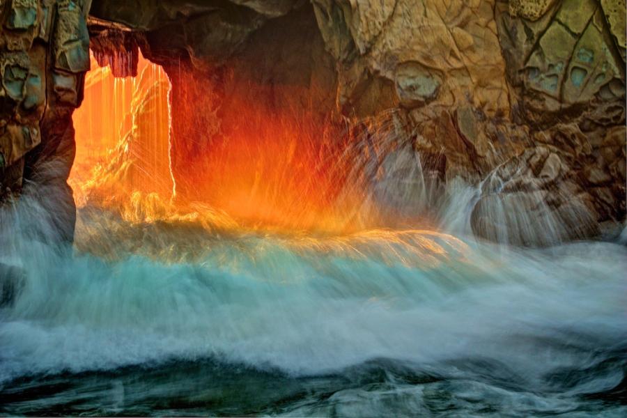 Pfeiffer Beach Sunset in the Portal