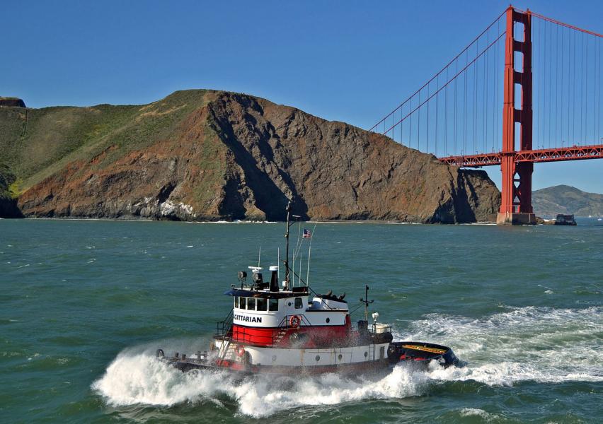 Sailing out through the gate