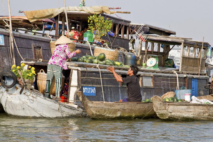 Floating Market - Phenom Penh, Cambodia