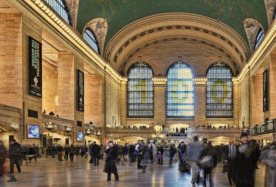 On the Phone, Grand Central Station, NY