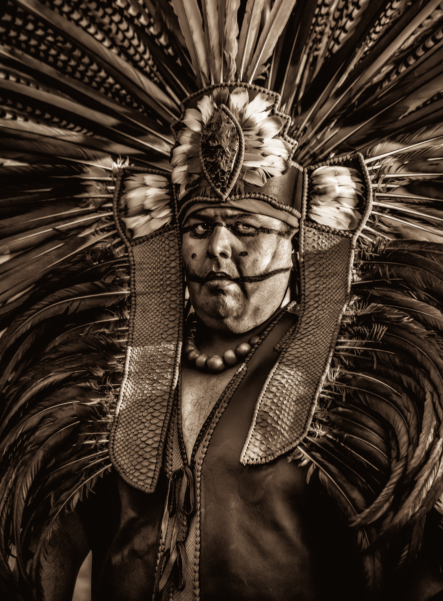 Native American Indian with Headdress #2