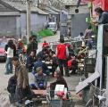 Out door dinning, Hutong District, Beijing, China