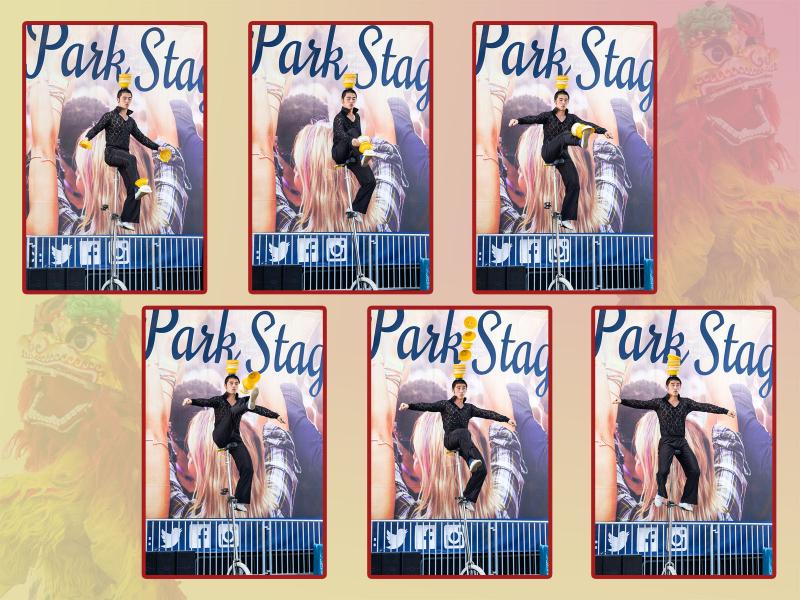 Chinese Acrobat and Juggler, Alameda County Fair