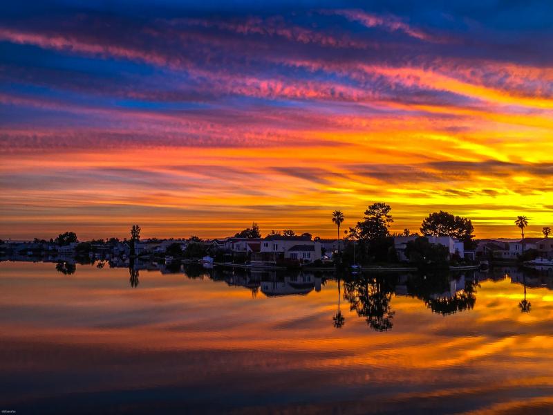 Sunrise in Foster City
