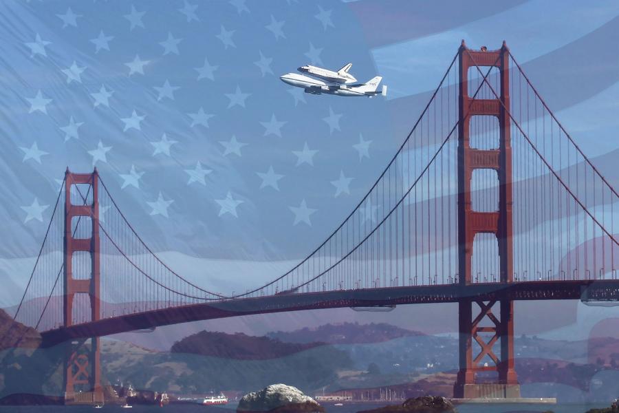 Last Flight of Space Shuttle Endeavour,  piggybacked on NASA 747