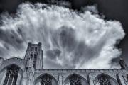 Ominous Storm Cloud over Rockefellar Chapel.