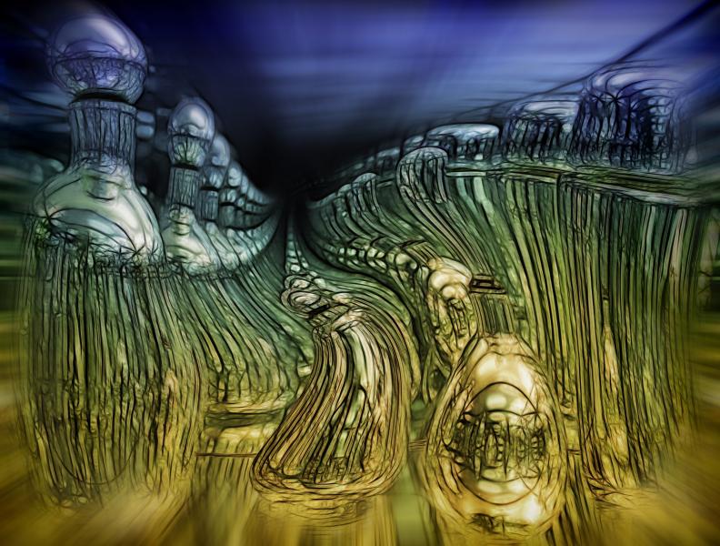 Gravitational Lens in action.