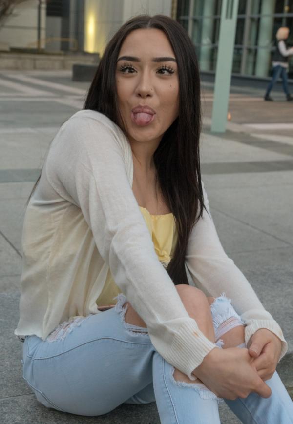 I asked you to smile!