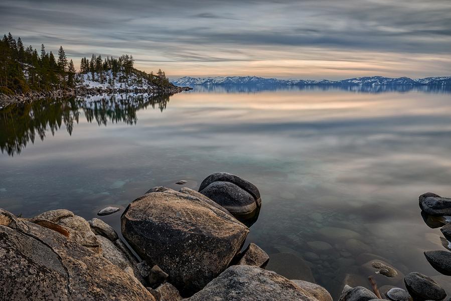 Lake Tahoe in Early Spring