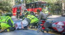 Skyline Blvd motorcycle accident.