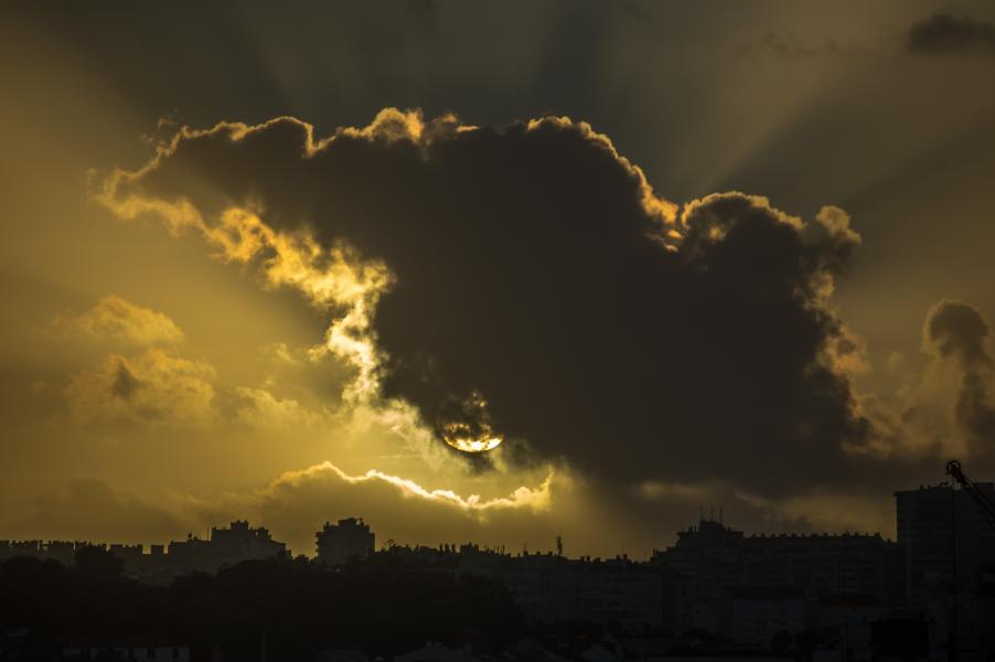 Sunset in Lisbon, Portugal