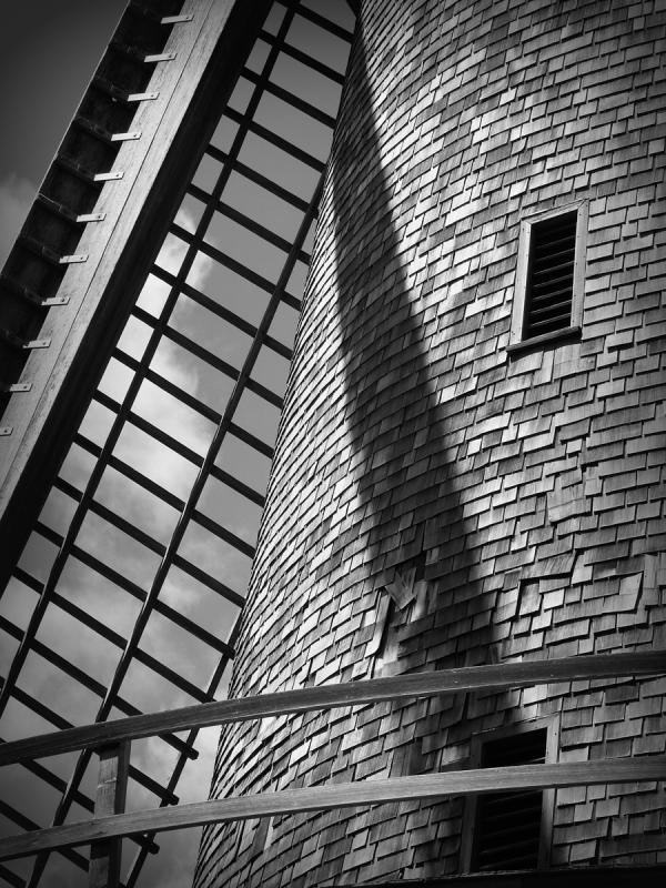 Closeup of Dutch Windmill