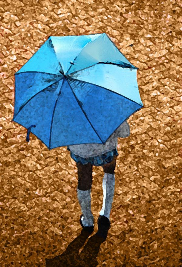 The Blue Umbrella