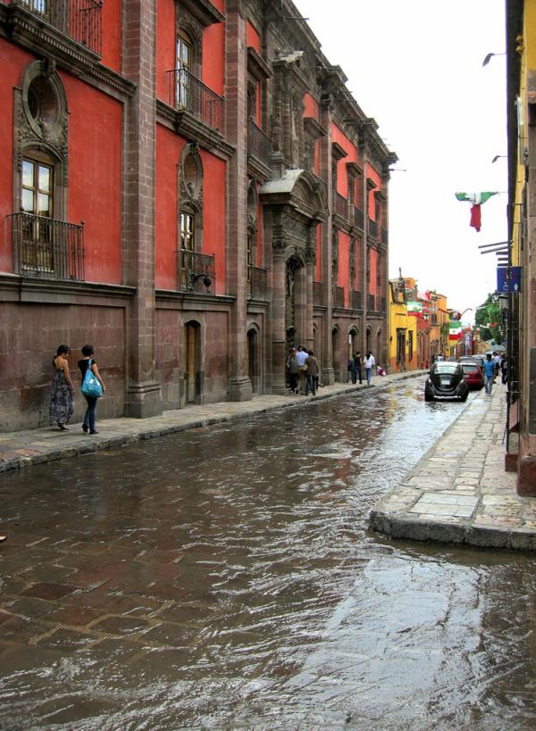 A Rainy Day in San Miguel de Allende