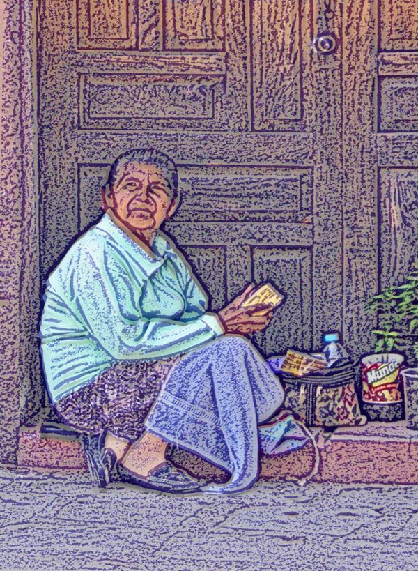 Woman in Doorway-San Miguel de Allende