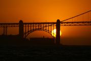 Sunset, Fort Point, SF