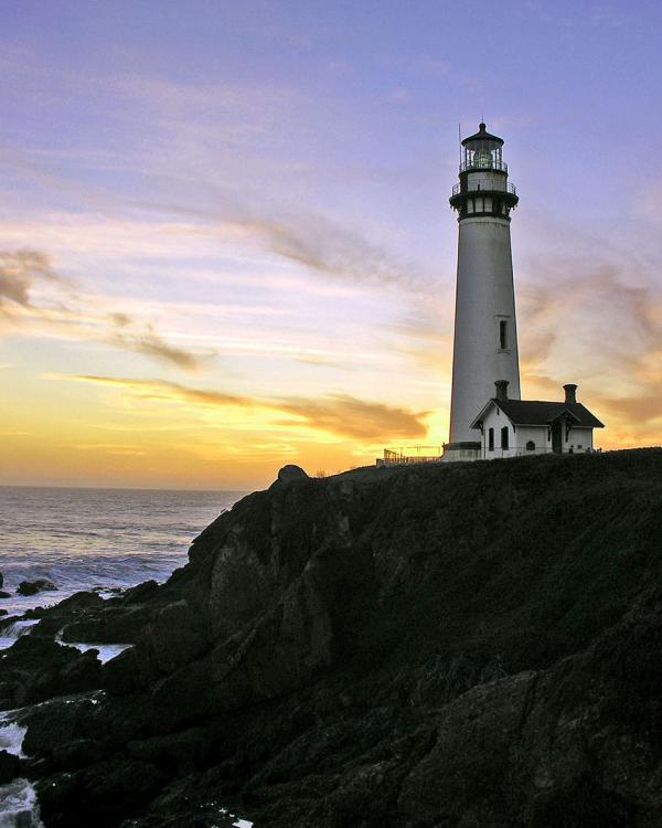 Sunset Pigeon Point Lighthouse