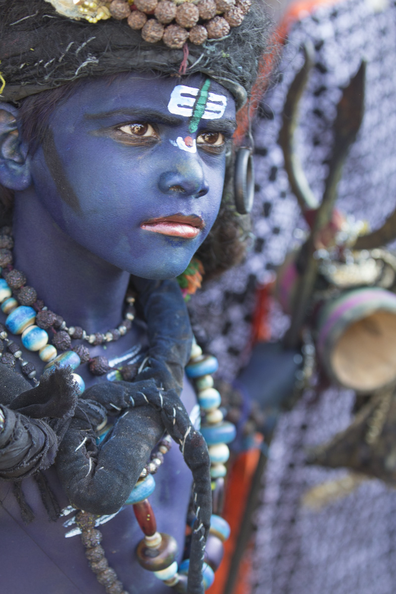 Blue Boy Pushkar Camel Fair India